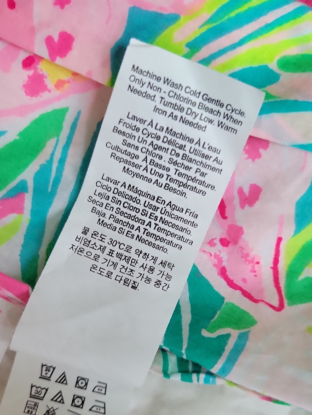 2 Lilly Pulitzer - Pottery Barn Tropical Floral Quilted Pillow Shams 26" By 26" - Picture 9 of 9